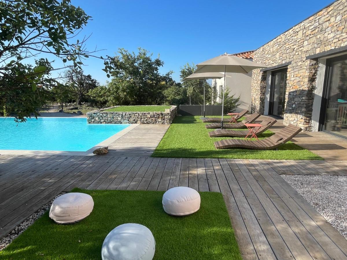 Le Domaine Du Cade-Gites D'Exception 4Etoiles "La Villa Du Cade" Cazevieille エクステリア 写真